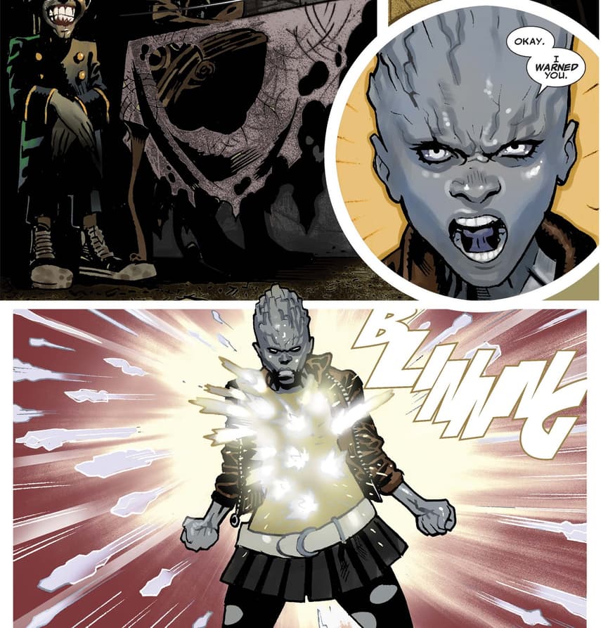 Bling! versus Emplate in X-MEN LEGACY (2008) #228!