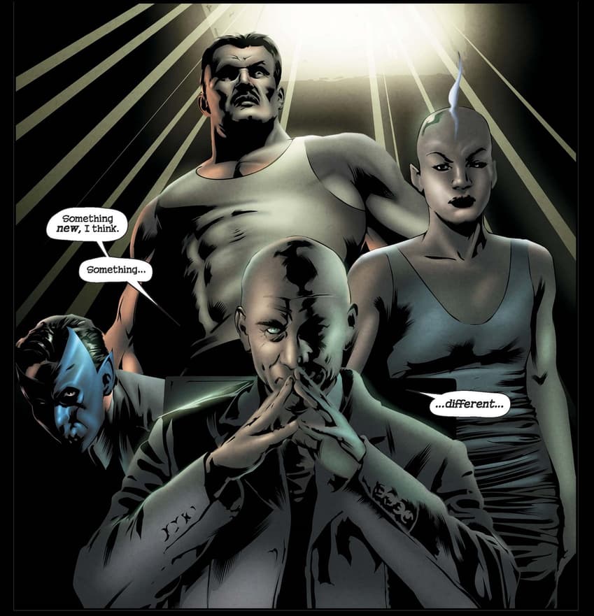The X-Men assemble in X-MEN NOIR: MARK OF CAIN (2009) #1