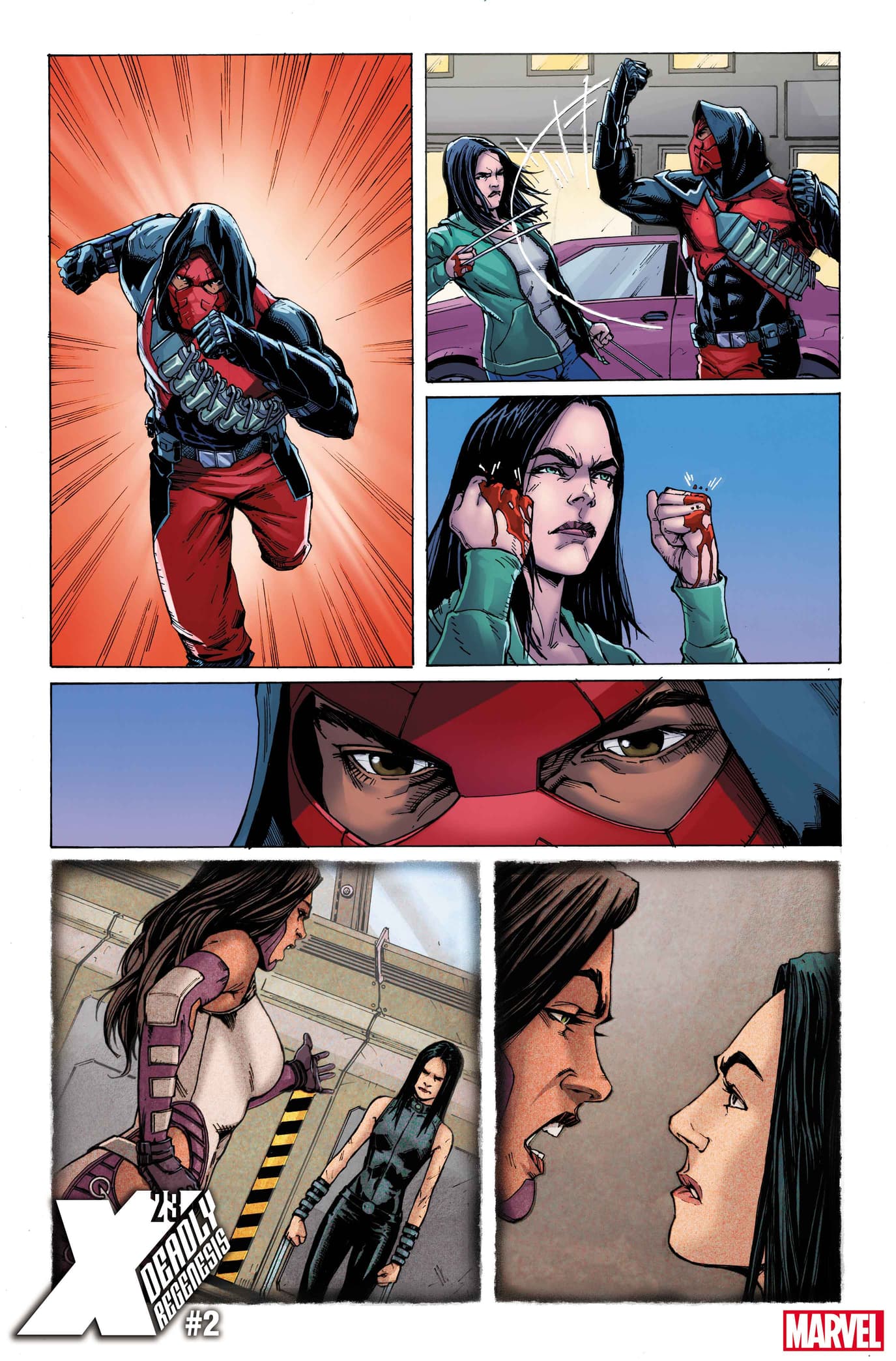 X-23: DEADLY REGENESIS #2 interior artwork by Edgar Salazar