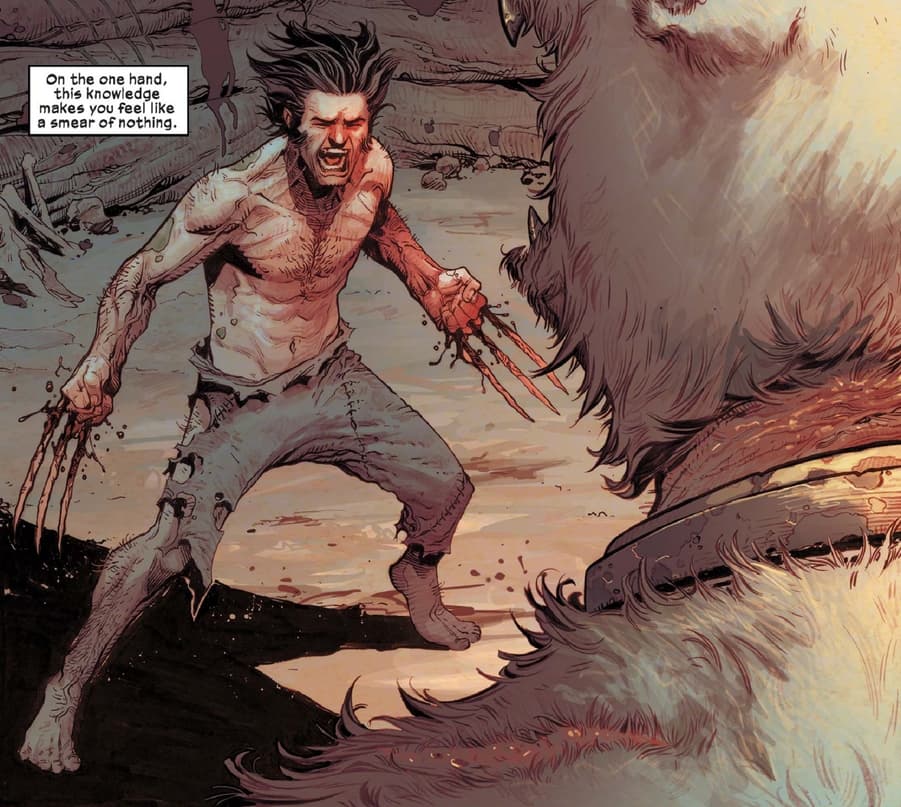 Logan fights a polar bear in Northern Canada.