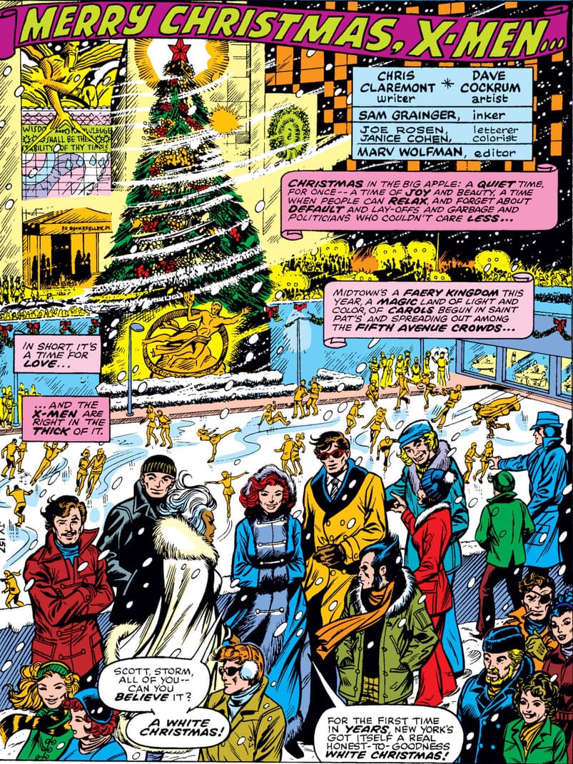 UNCANNY X-MEN (1963) #98 Christmas