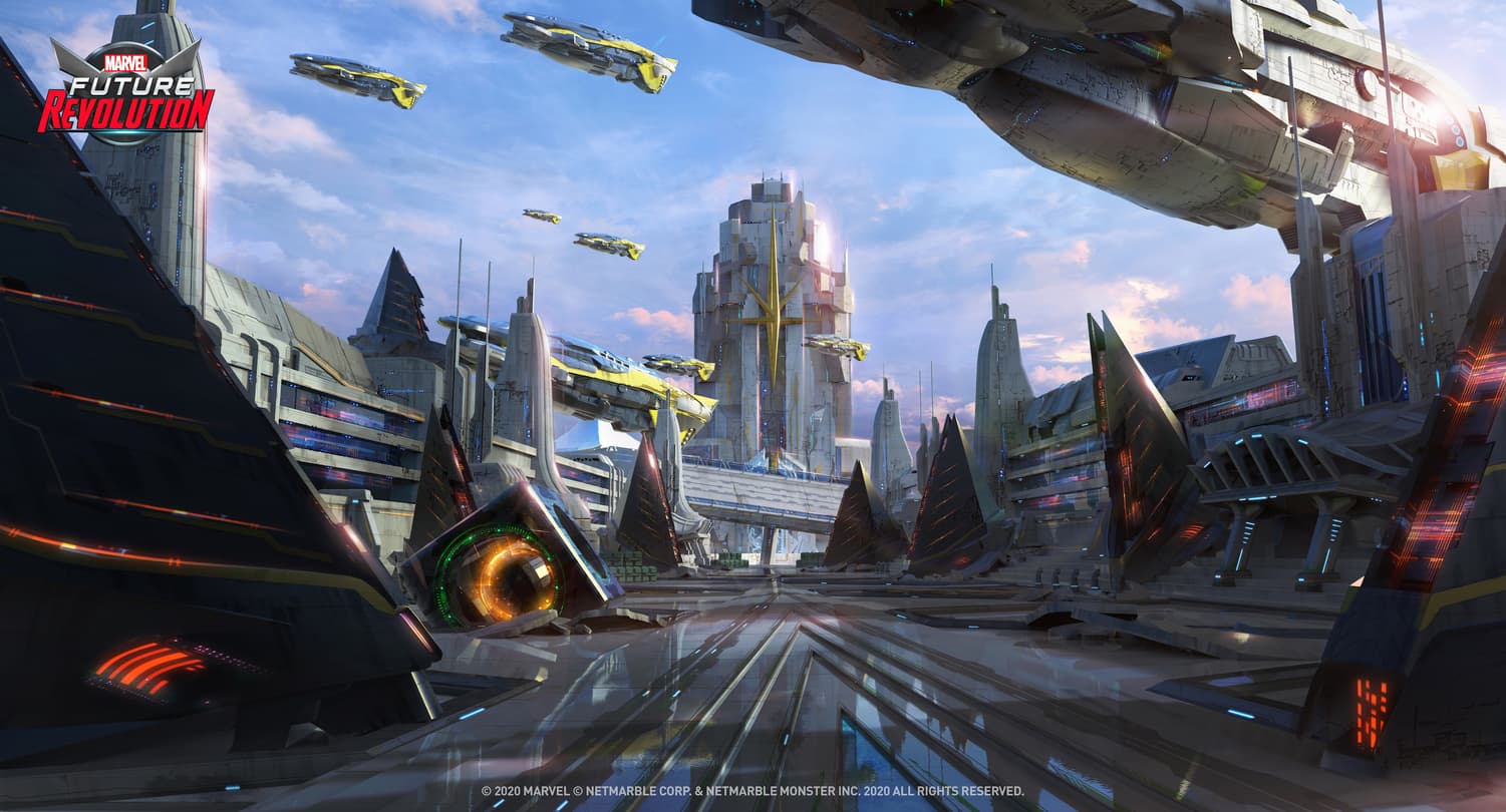 Xandearth Headquarters, MARVEL Future Revolution concept art