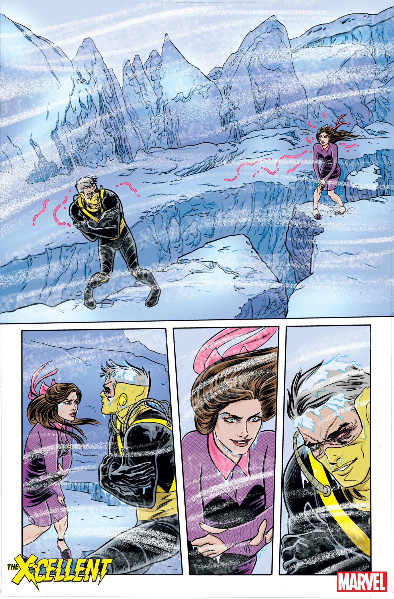 THE X-CELLENT (2023) #1 artwork by Michael Allred and Laura Allred