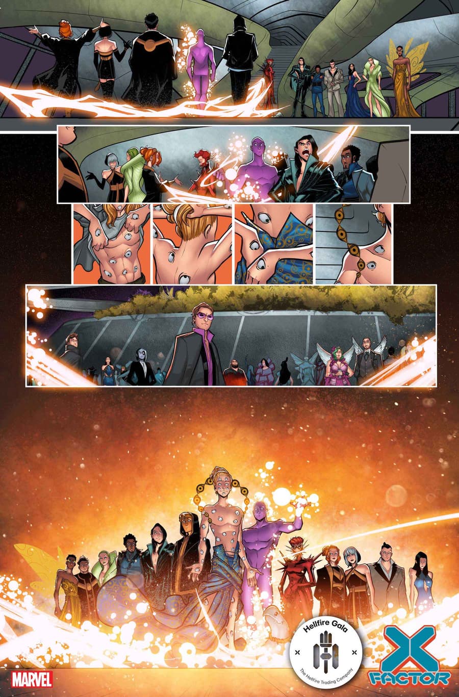 X-FACTOR #10 preview art by David Baldeón and Israel Silva