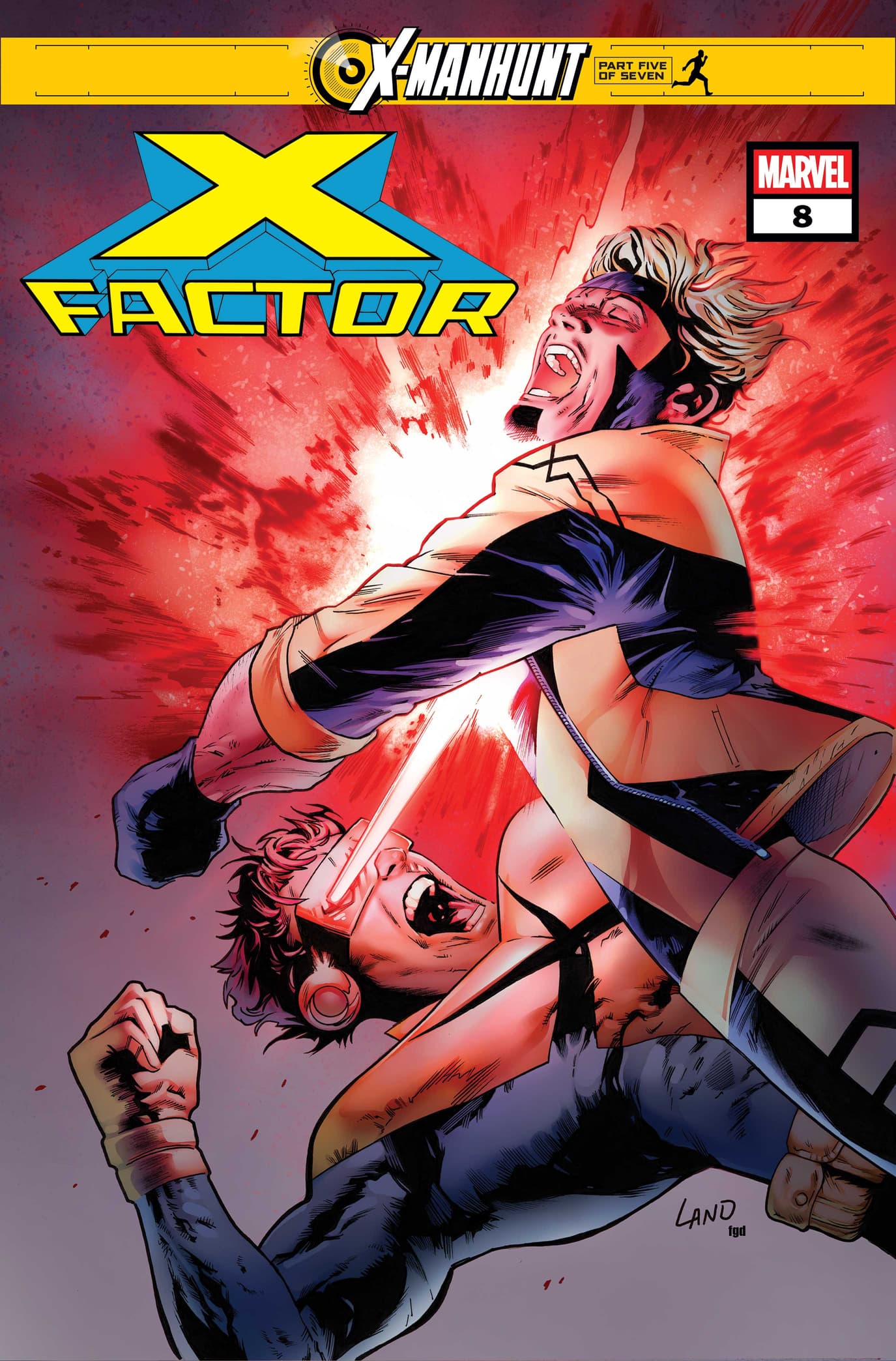 X-FACTOR #8 Cover by Greg Land