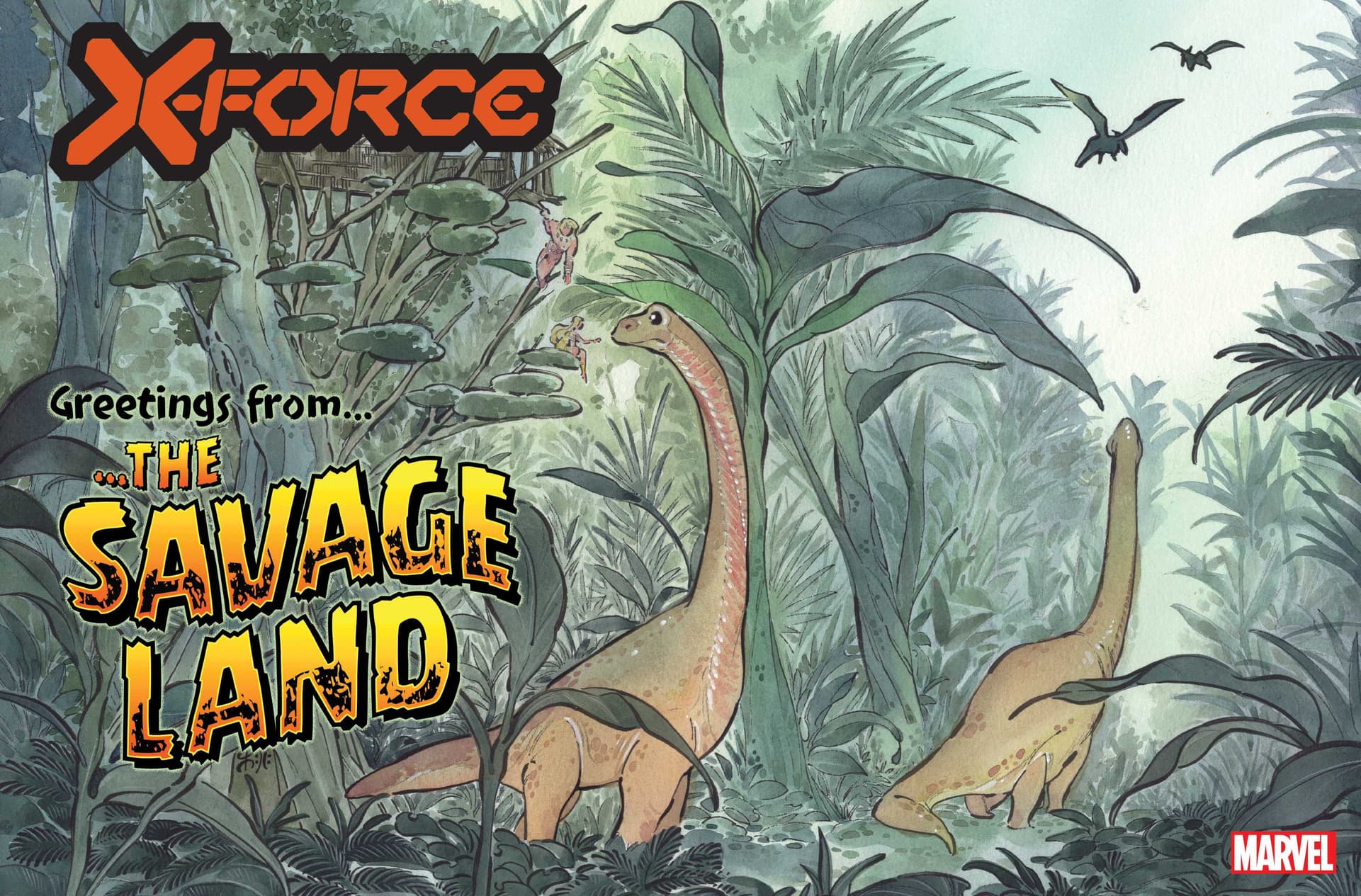 X-FORCE #28 Stormbreakers variant cover by Peach Momoko