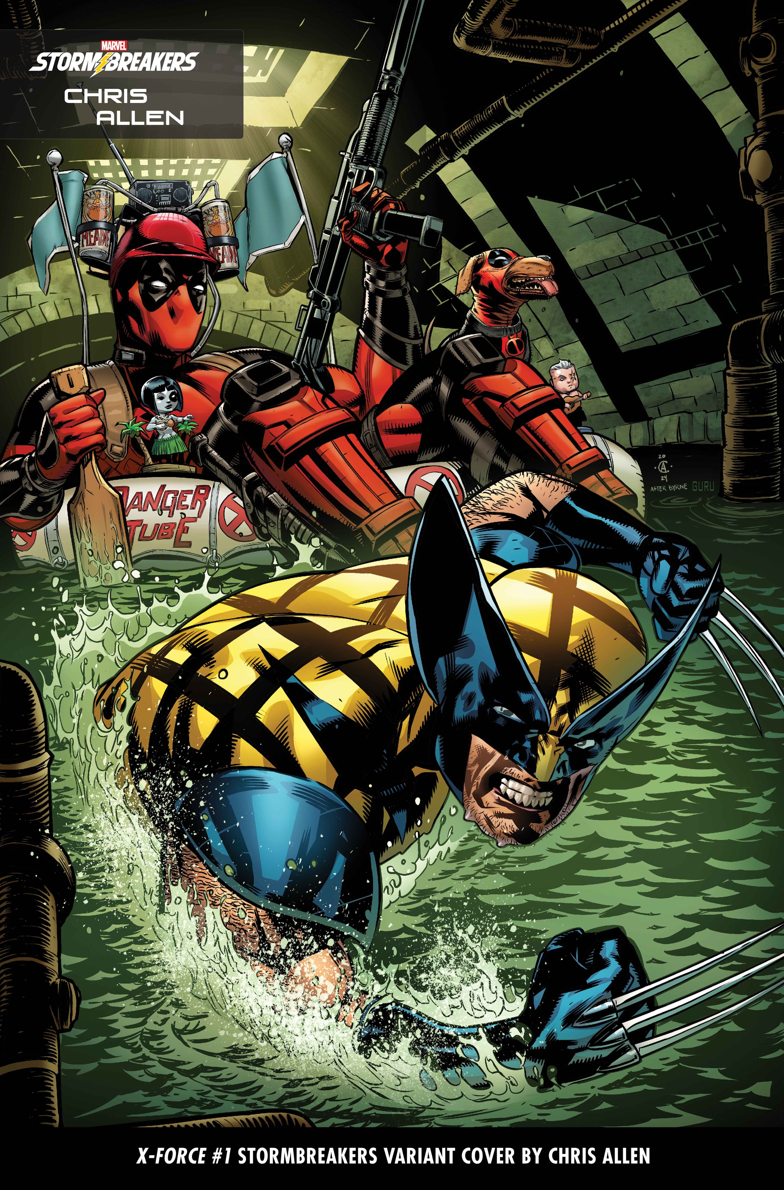 X-FORCE #1 Stormbreakers Variant Cover by Chris Allen