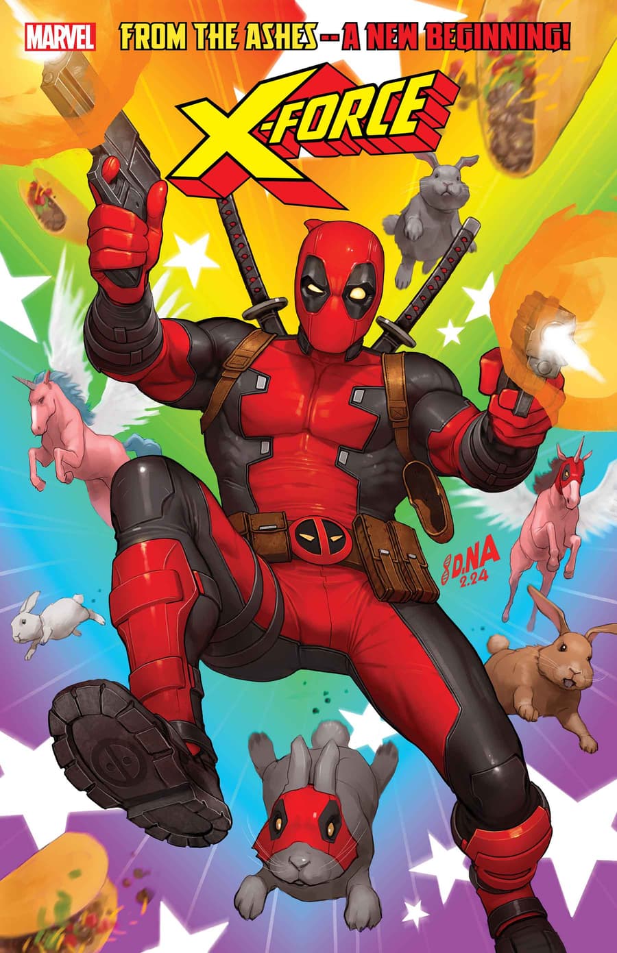 X-FORCE #1 Foil Variant Cover by David Nakayama