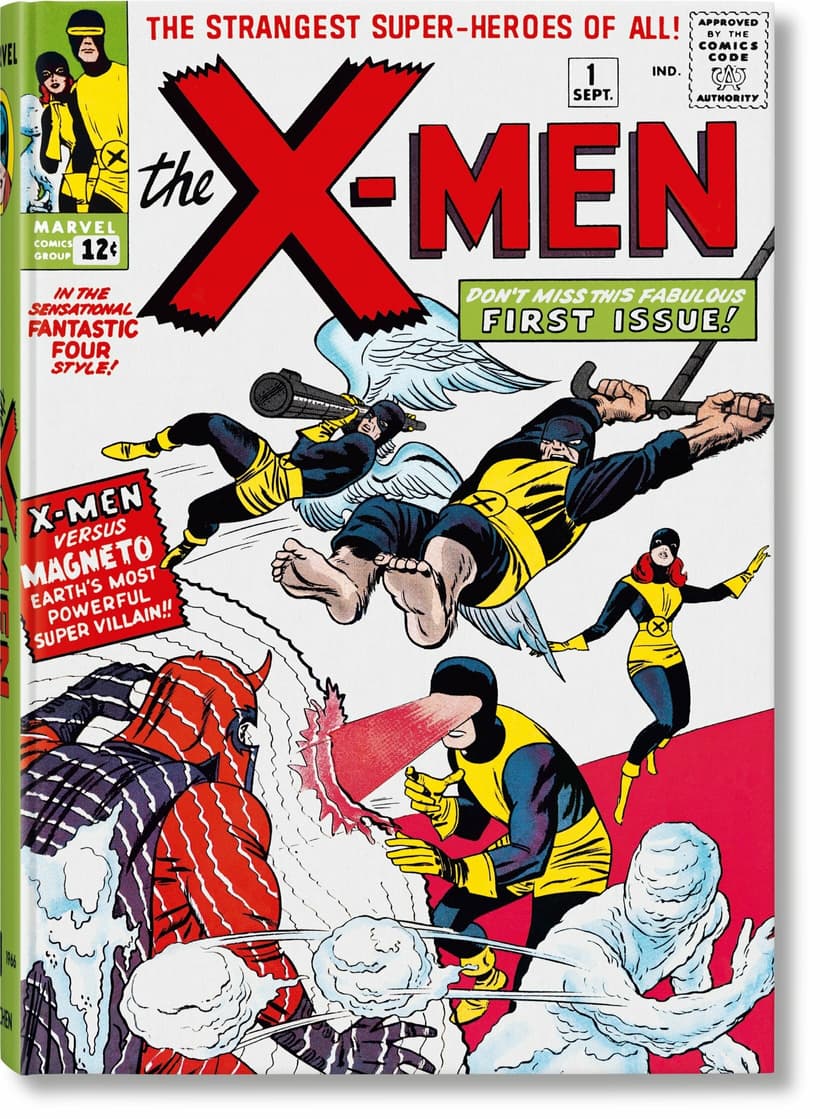 Cover to TASCHEN’s Marvel Comics Library: X-Men Vol. 1 1963-1966.