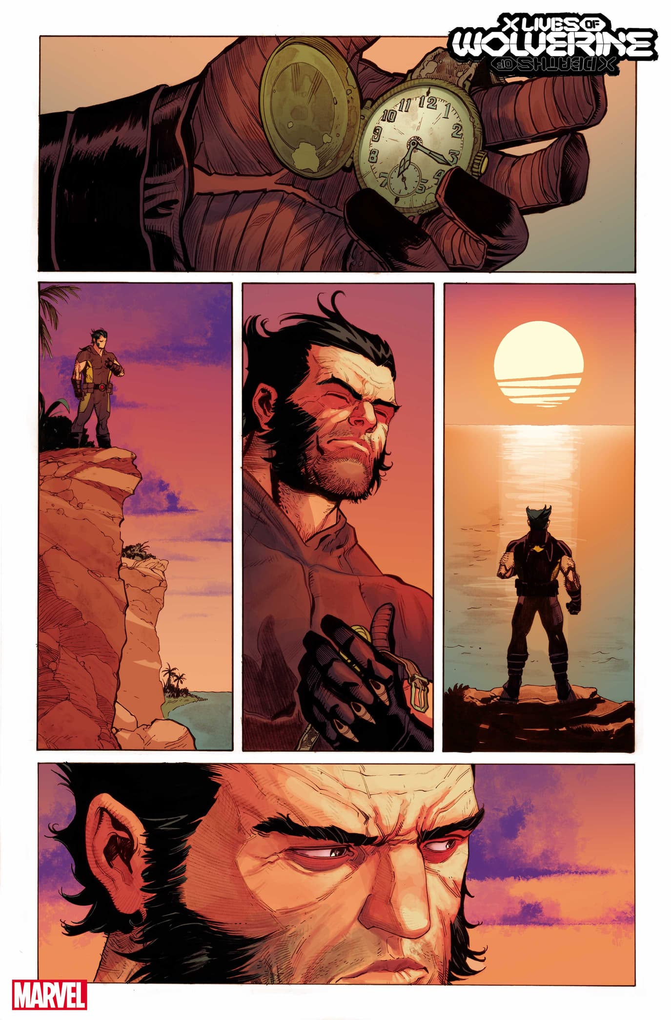 X Lives of Wolverine #1 Art by Joshua Cassara and Frank Martin