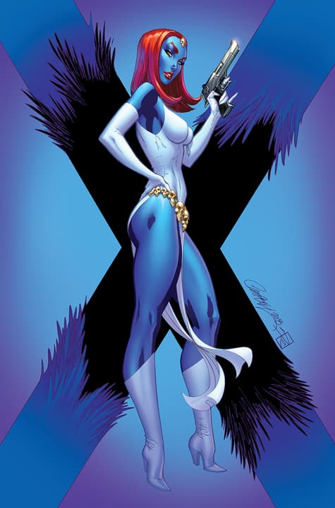 X-MEN: BLACK - MYSTIQUE #1 cover by J. Scott Campbell with colors by Sabine Rich