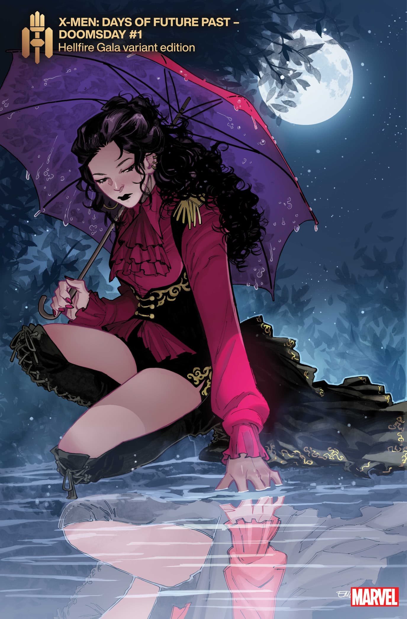 X-MEN: DAYS OF FUTURE PAST – DOOMSDAY #1 HELLFIRE GALA VARIANT COVER BY ERICA D’URSO