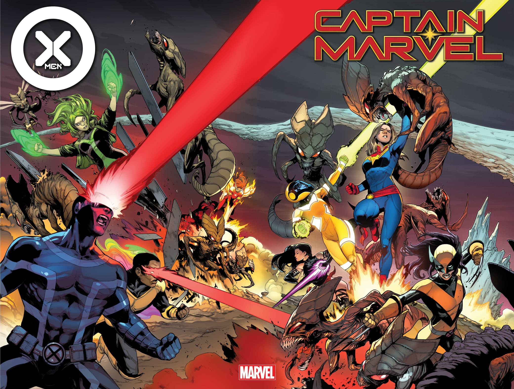 The X-Men and Captain Marvel Join Forces to End Marvel's Most