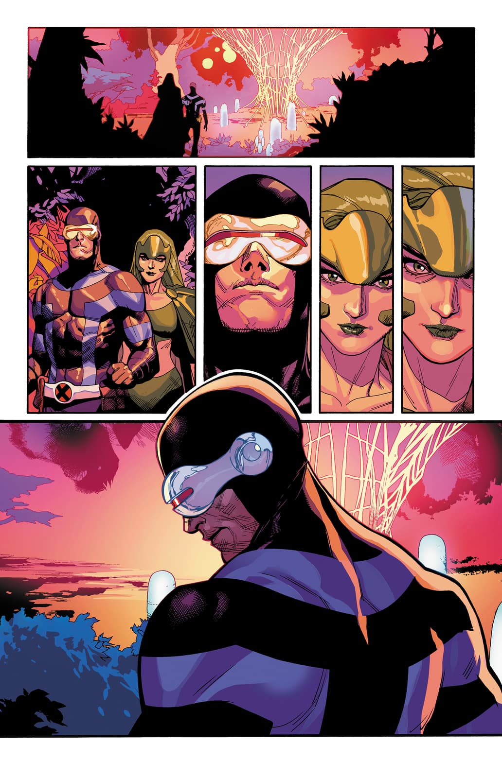 X-Men #1 interior page of Cyclops