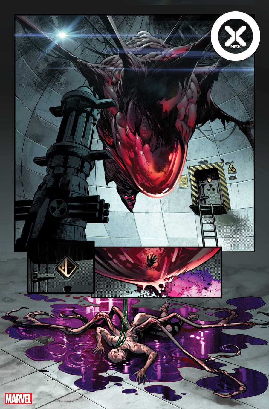 X-MEN #1 preview pages by Pepe Larraz, colors by Marte Gracia