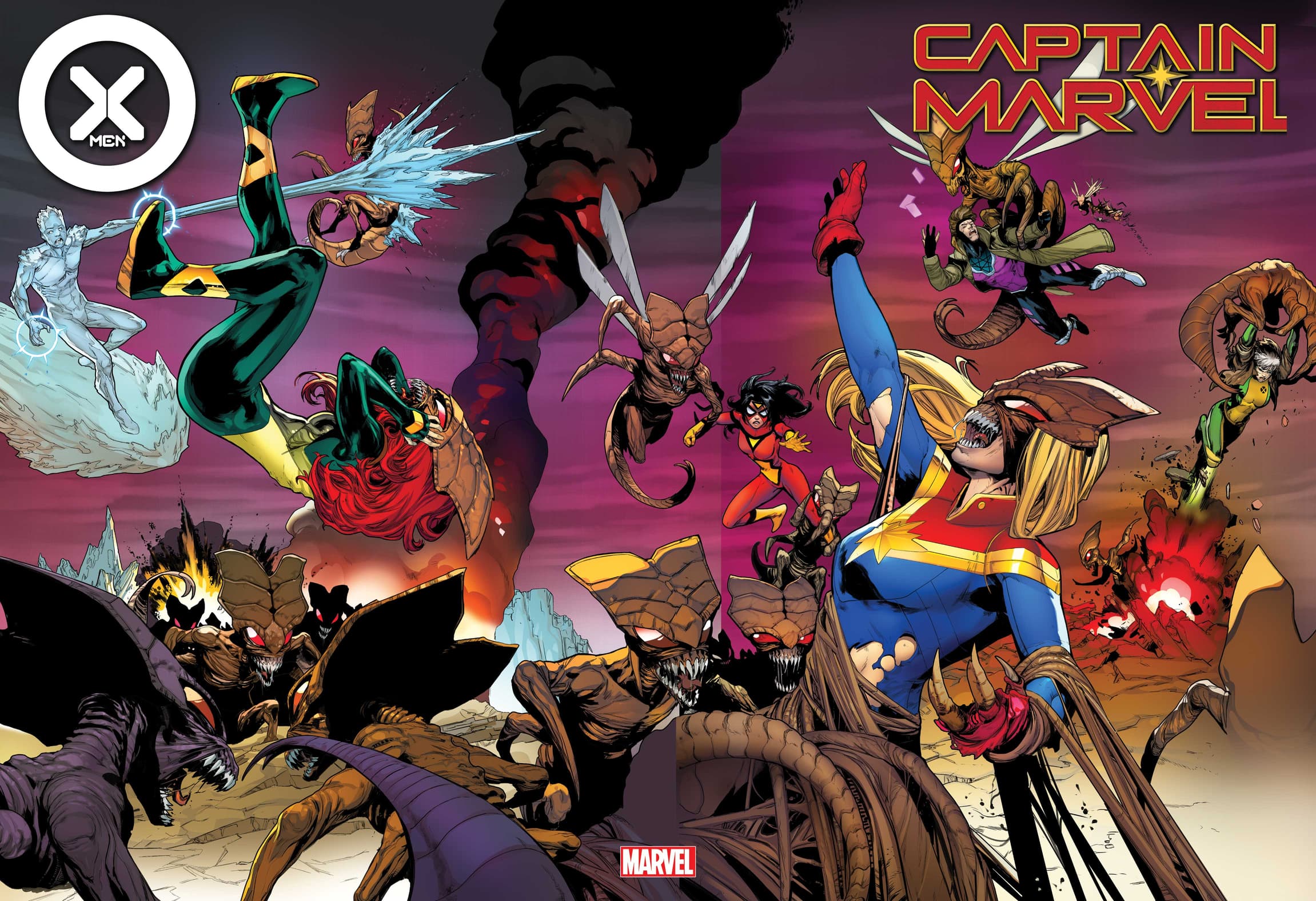 The X Men And Captain Marvel Join Forces To End Marvels Most