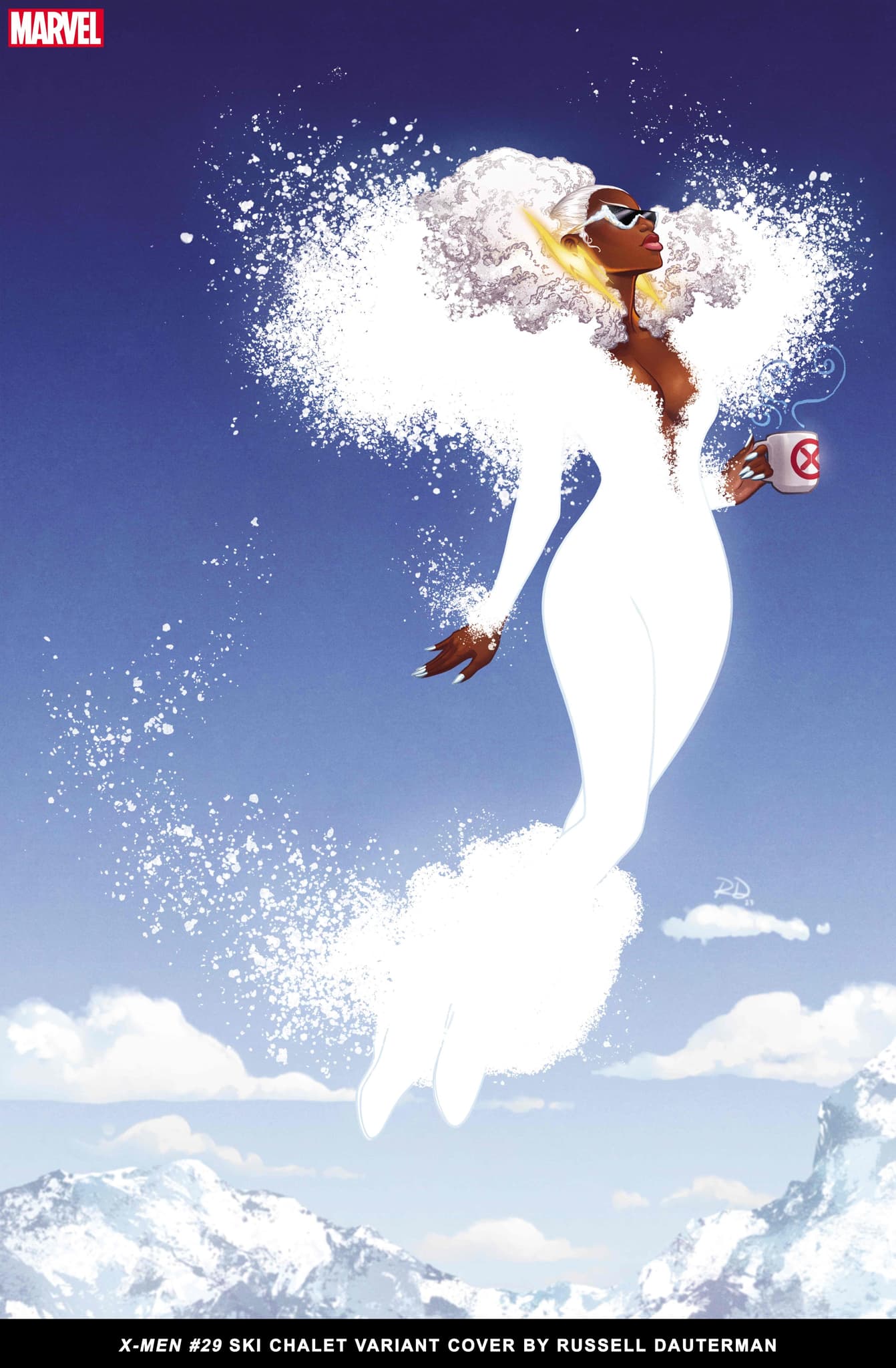 X-MEN #29 Ski Chalet Virgin Variant Cover by Russell Dauterman
