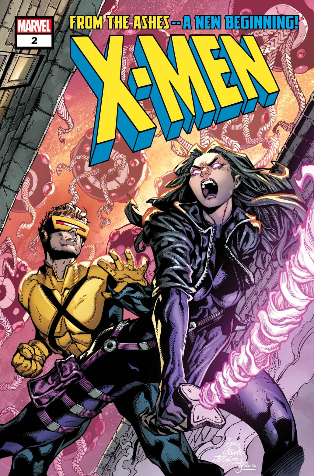 X-MEN #2 cover by Ryan Stegman