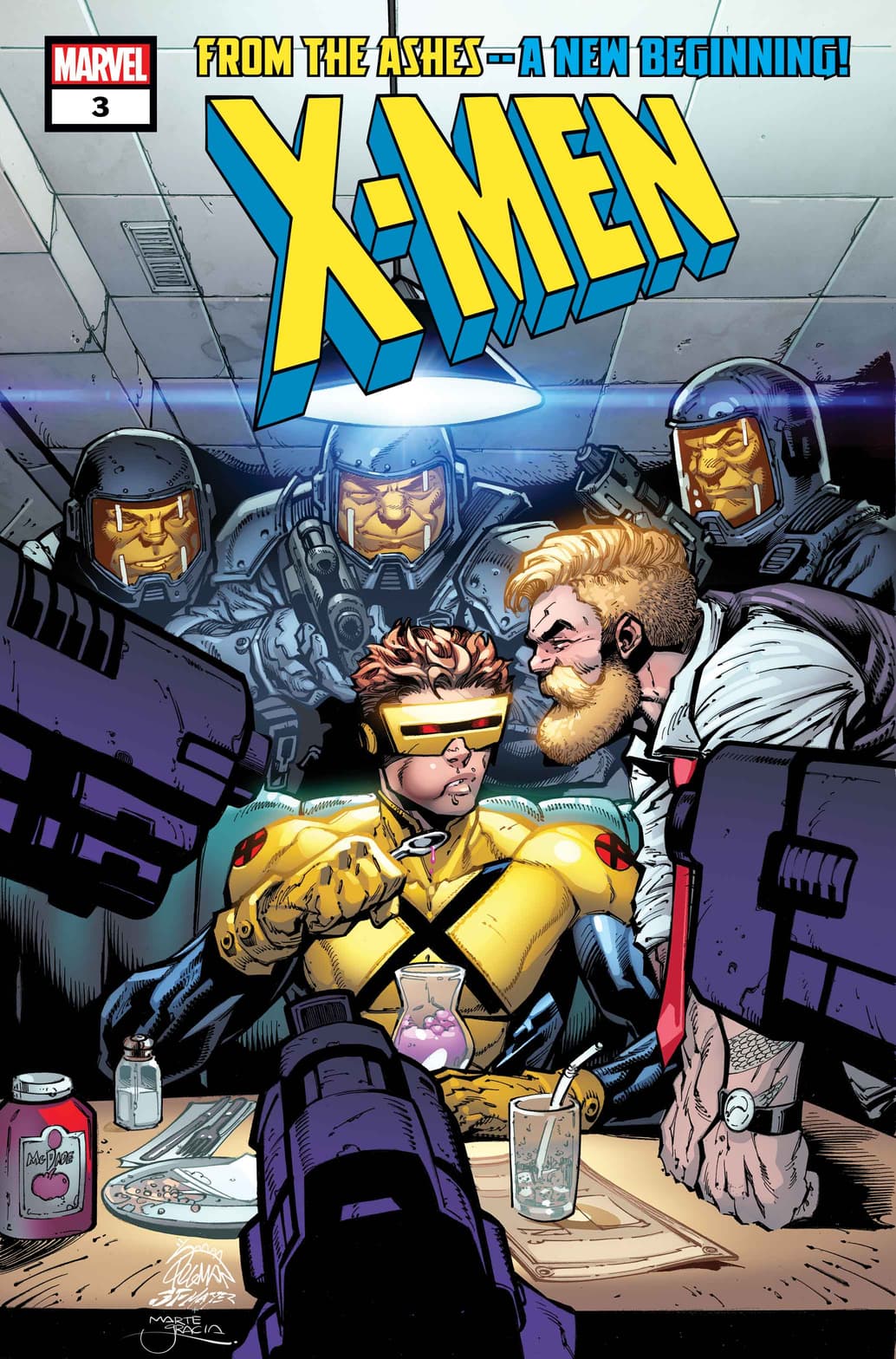 X-MEN #3 cover by Ryan Stegman
