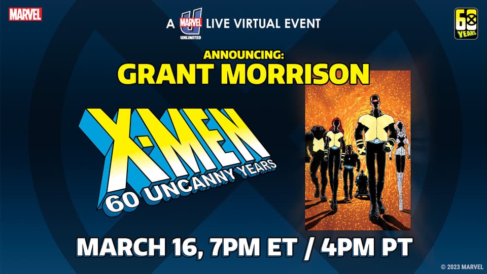 X-Men: 60 Uncanny Years Live Virtual Event