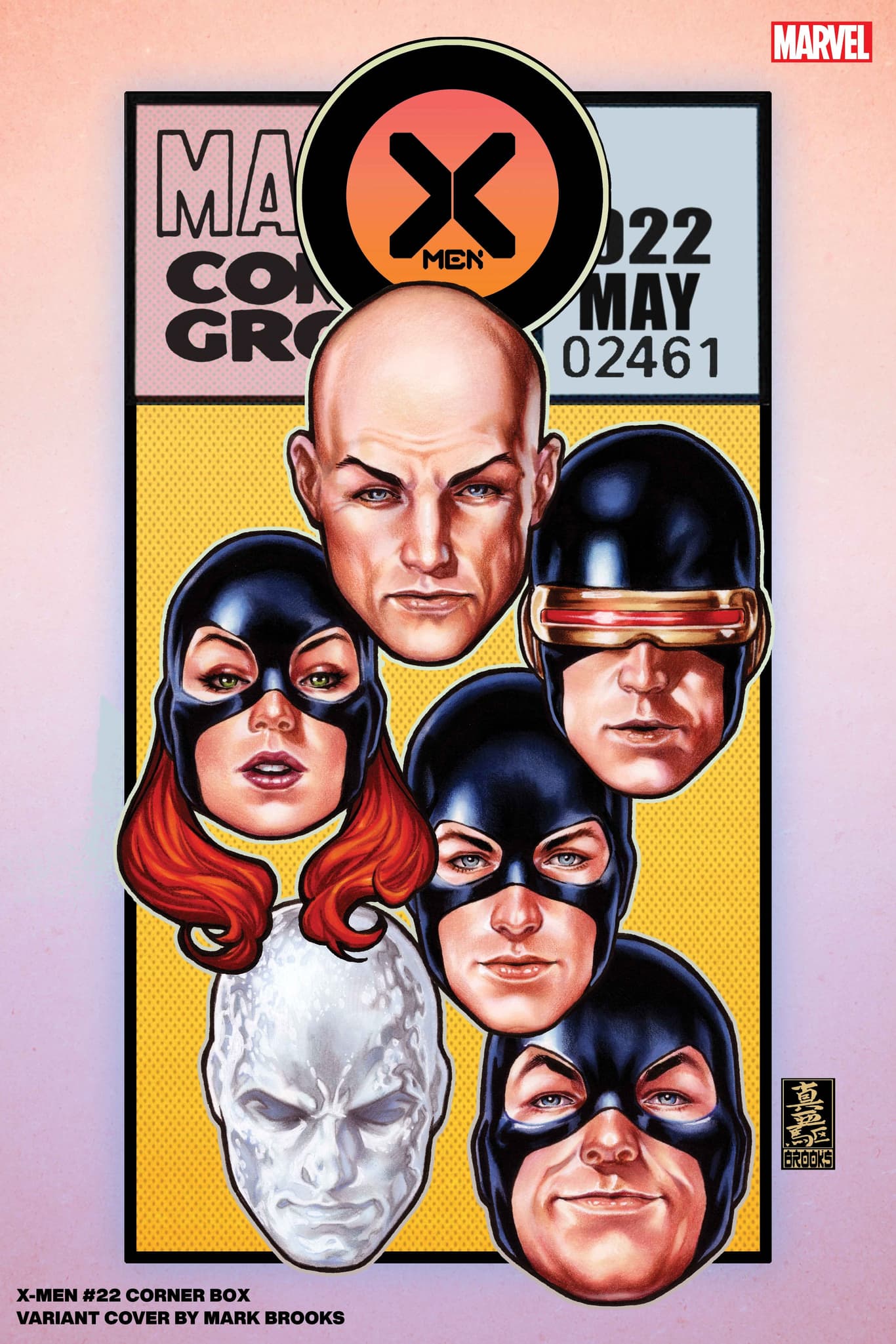X-MEN #22 Mark Brooks Corner Box Variant Cover