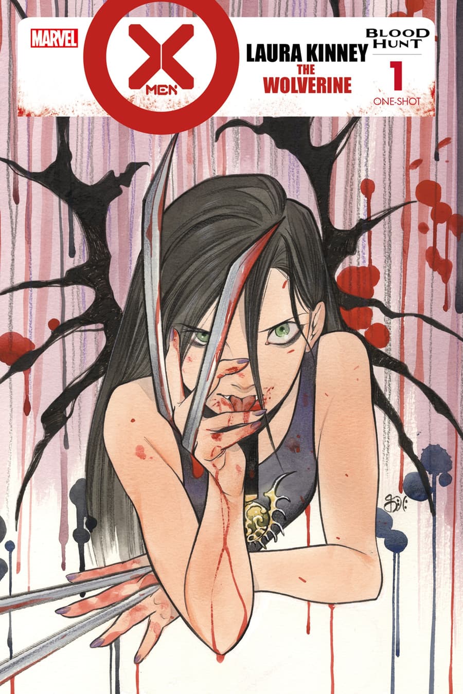 X-MEN: BLOOD HUNT – LAURA KINNEY THE WOLVERINE #1 variant cover by Peach Momoko