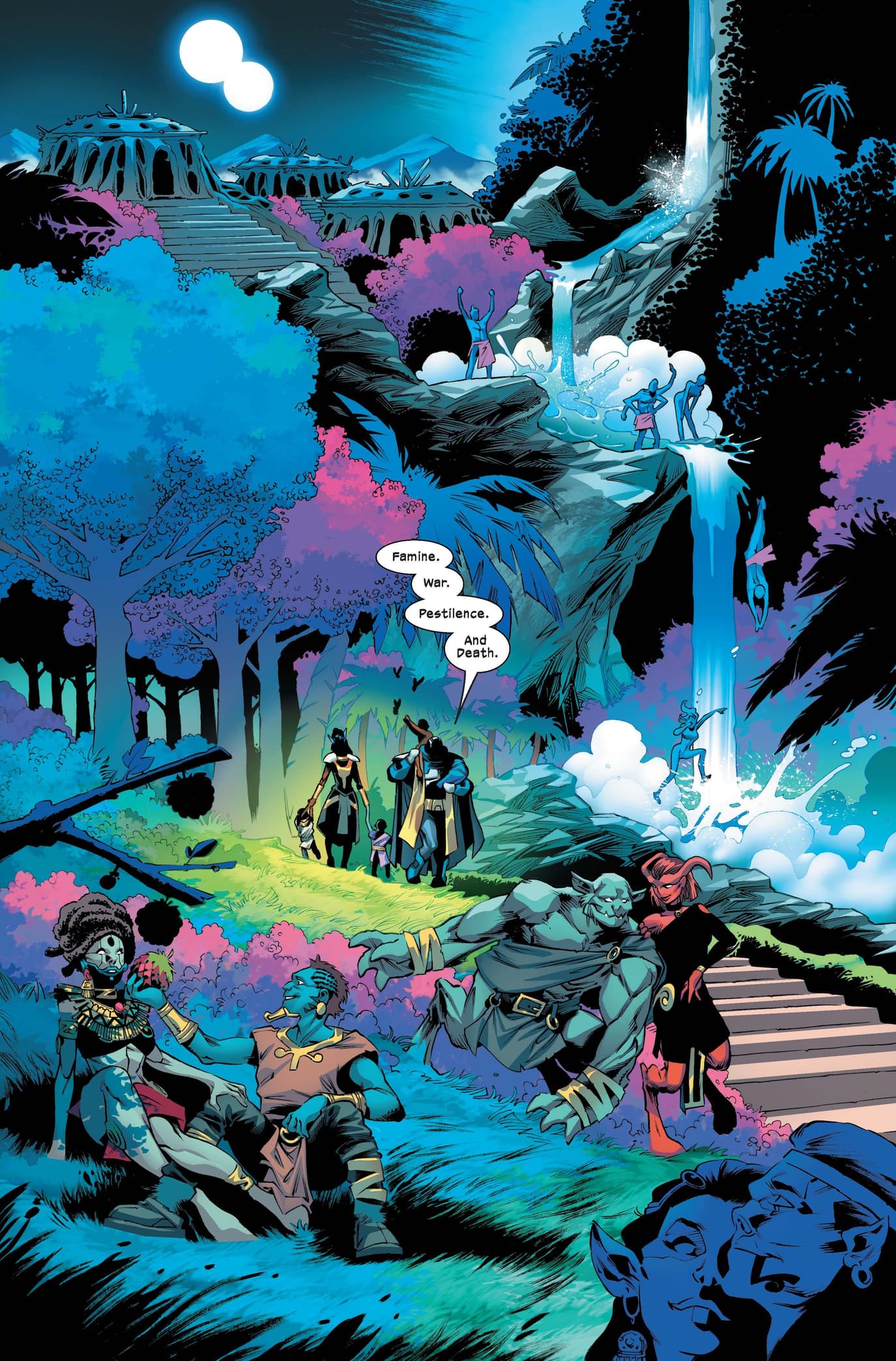 X-MEN: BEFORE THE FALL - HERALDS OF APOCALYPSE (2023) #1 page by Al Ewing and Luca Pizzari