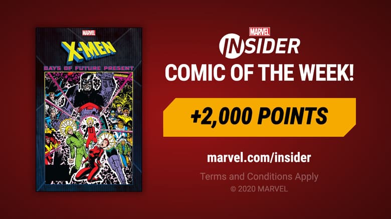 Earn Points for Marvel Insider This Week with X-Men: Days of Future Present