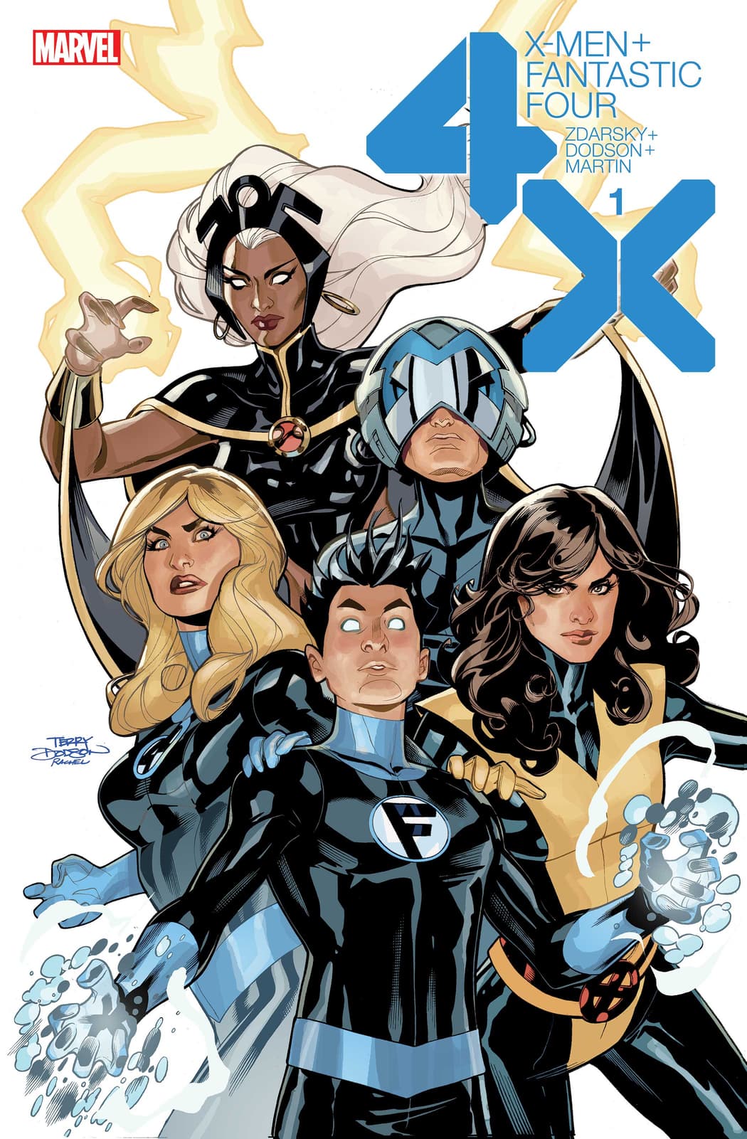X-MEN/FANTASTIC FOUR #1 cover by Terry Dodson