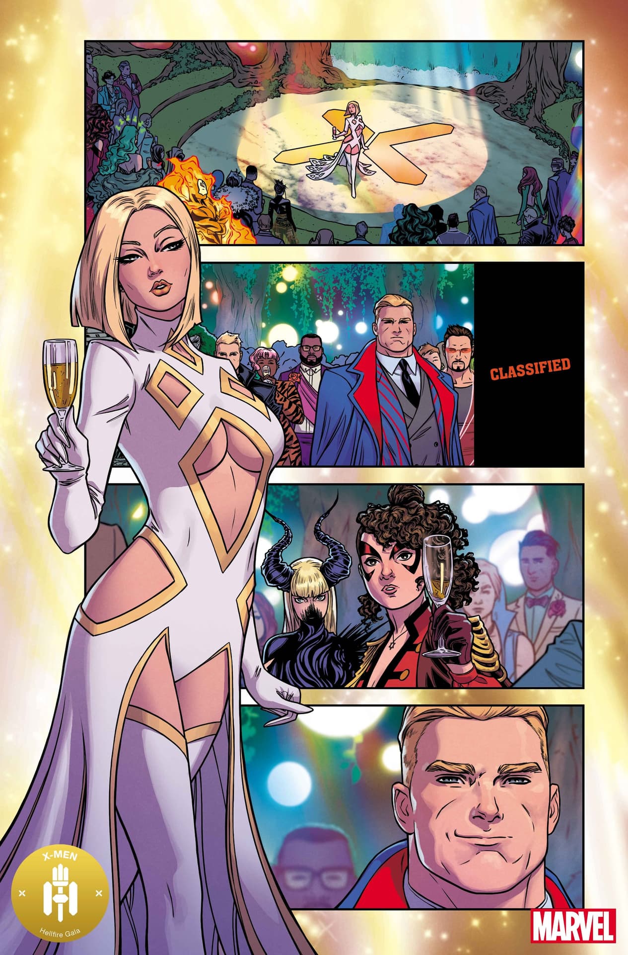 X-MEN: HELLFIRE GALA #1 interior artwork by Russell Dauterman