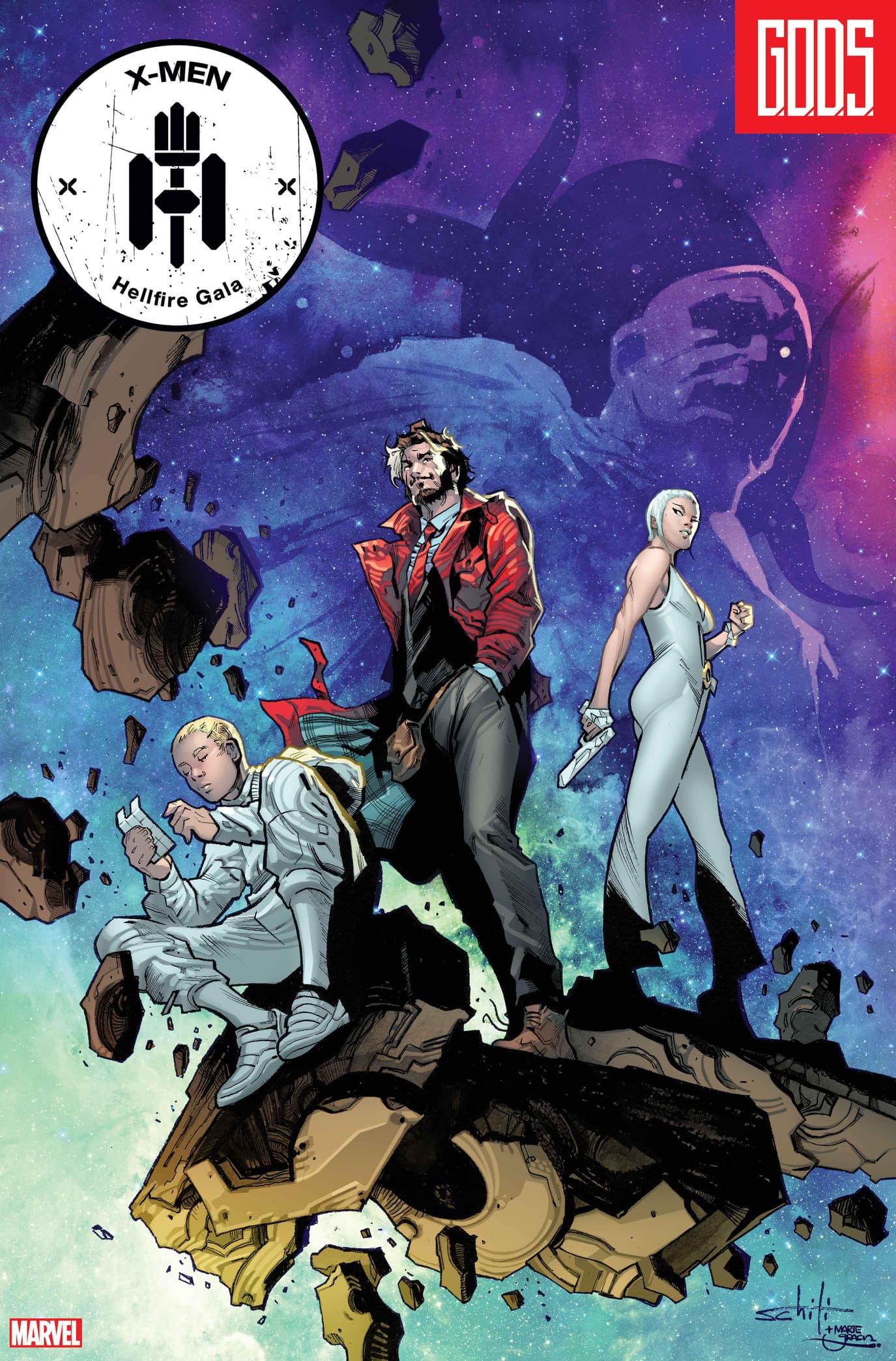 X-MEN: HELLFIRE GALA 2023 #1 G.O.D.S. Variant Cover by Valerio Schiti