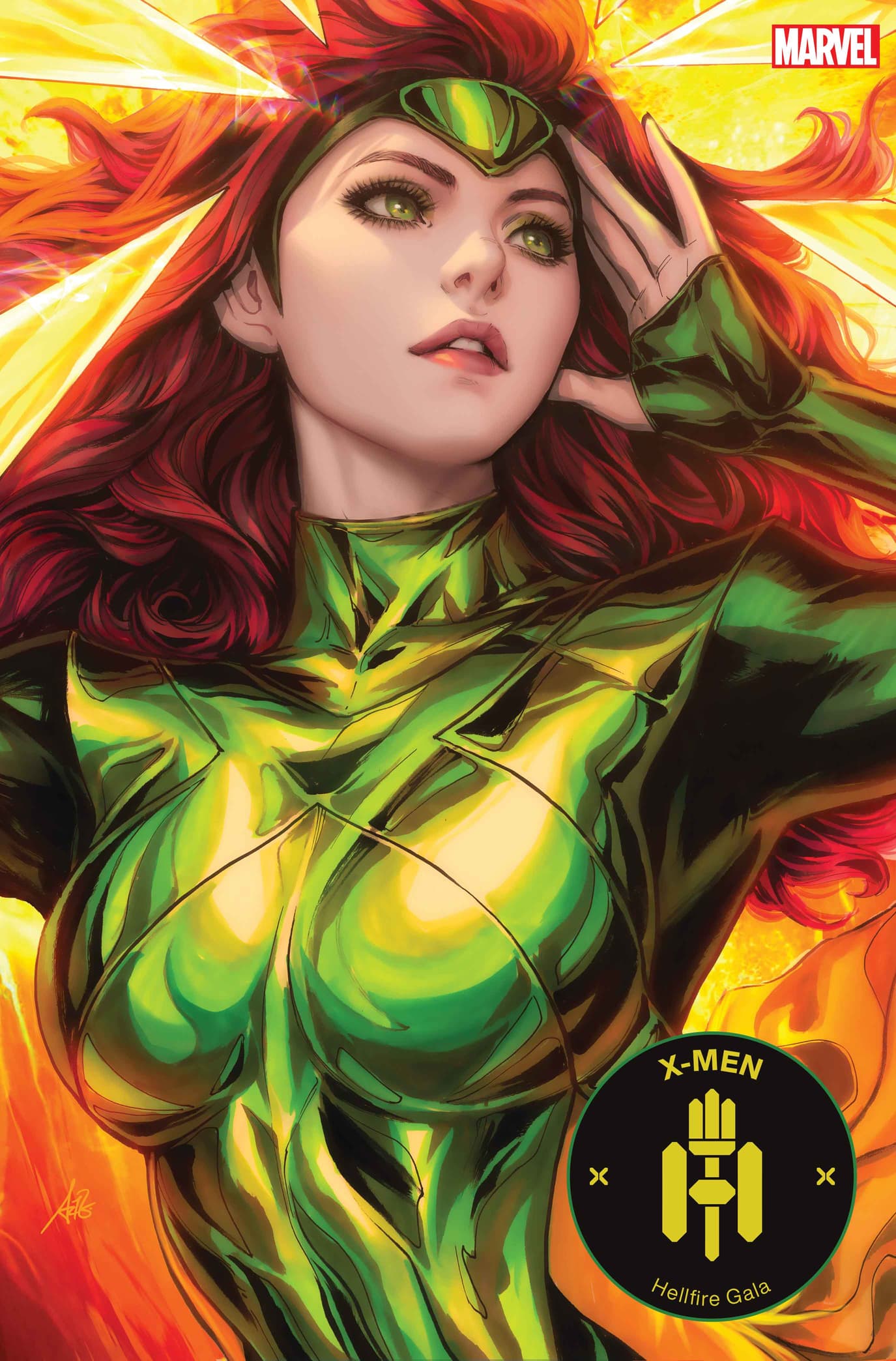 Jean Grey Grabs the Spotlight in Artgerm's 'XMen Hellfire Gala' 1