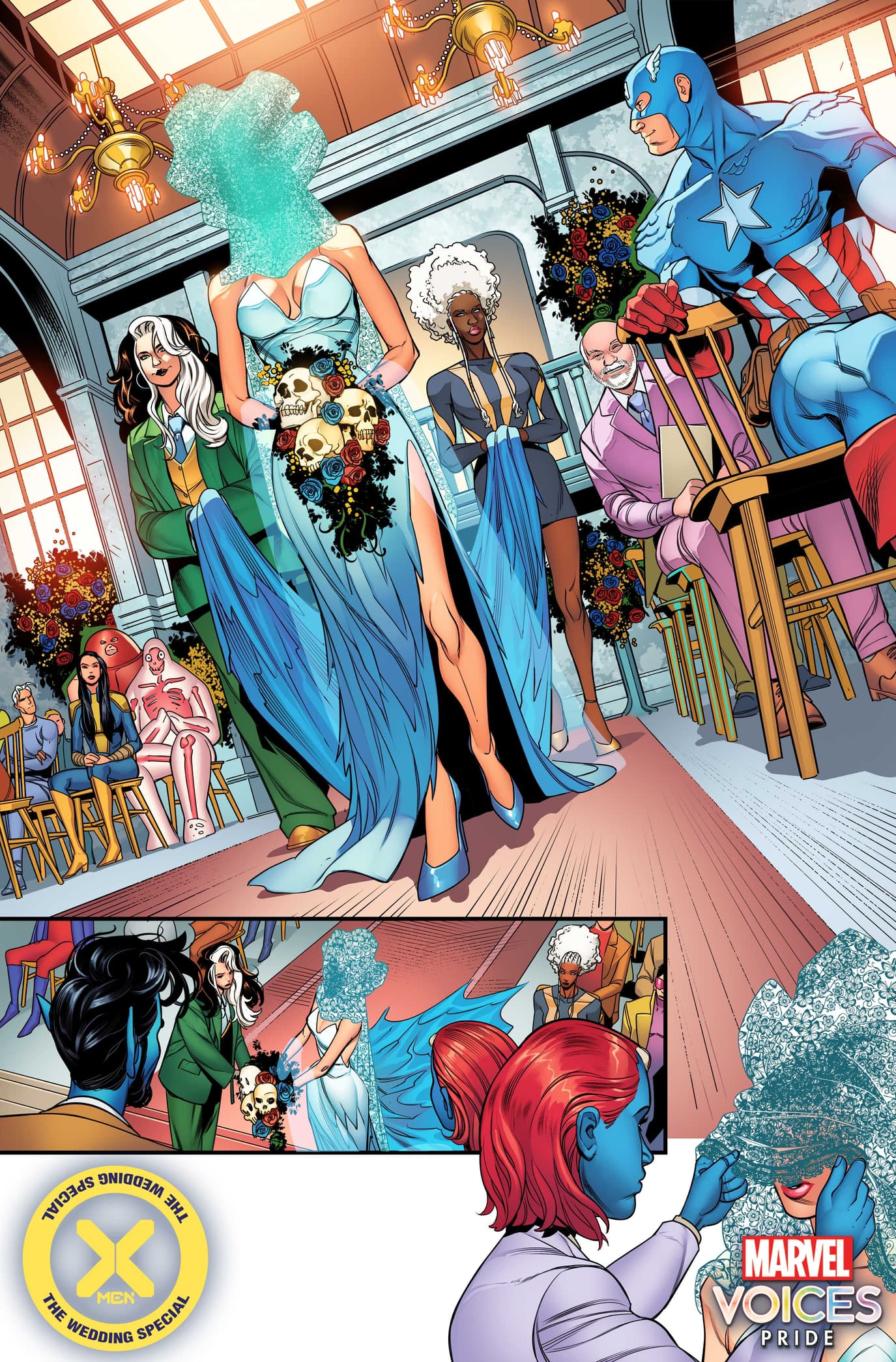 X-MEN: THE WEDDING SPECIAL #1 interior artwork by Rachael Stott