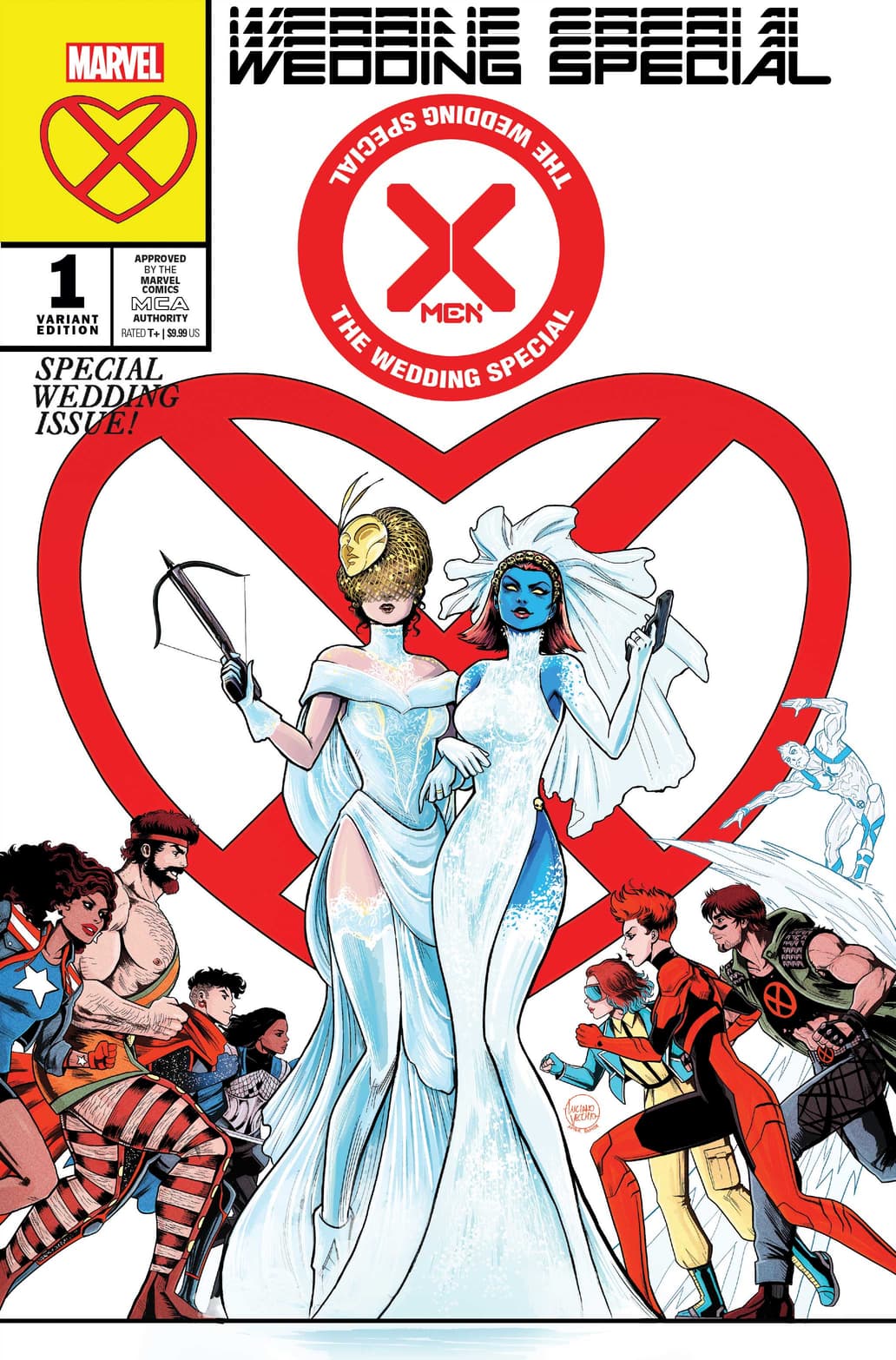 X-MEN: THE WEDDING SPECIAL #1 variant cover by Luciano Vecchio