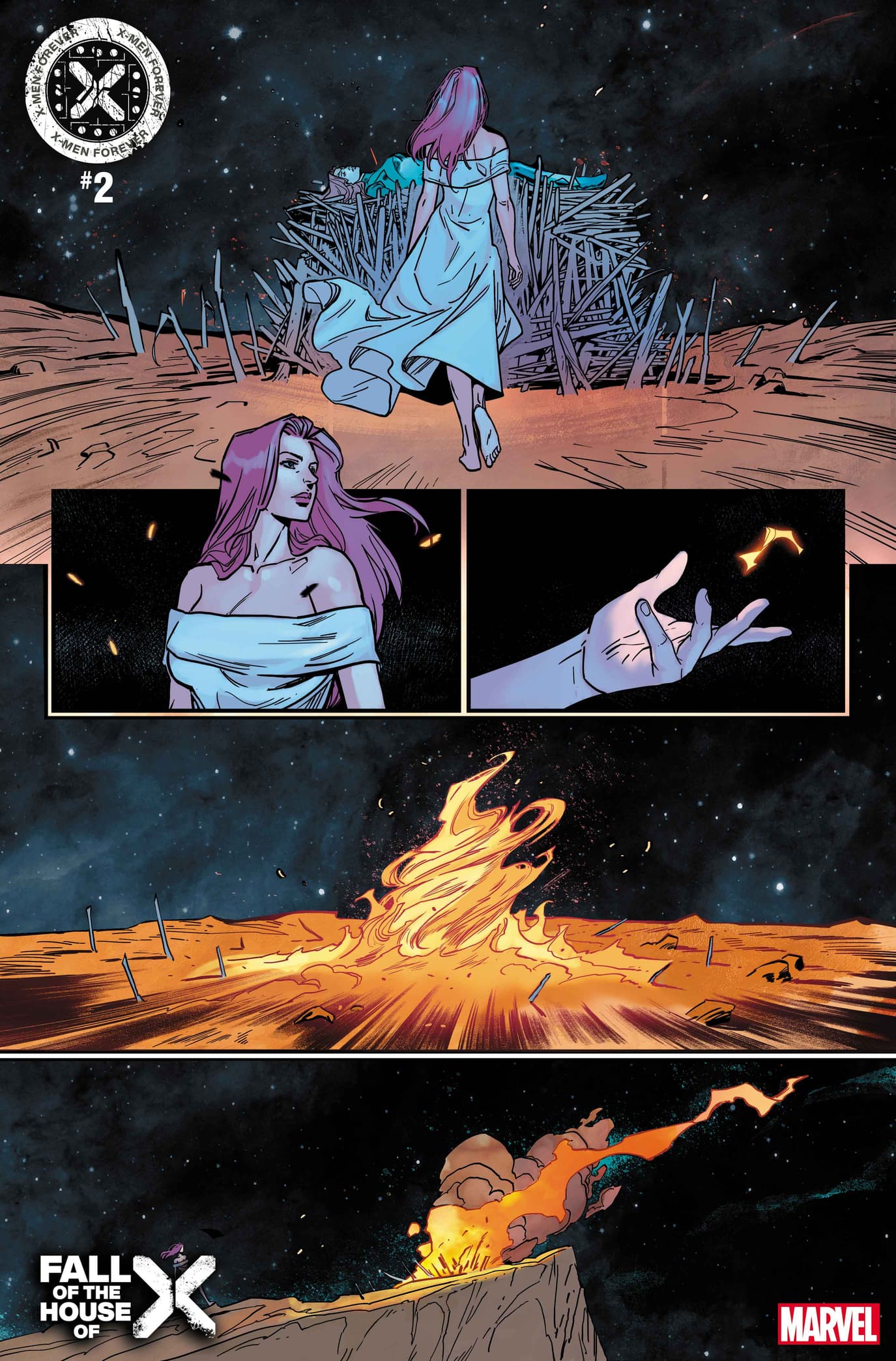 X-Men: Forever' #2 First Look Burns for Jean Grey