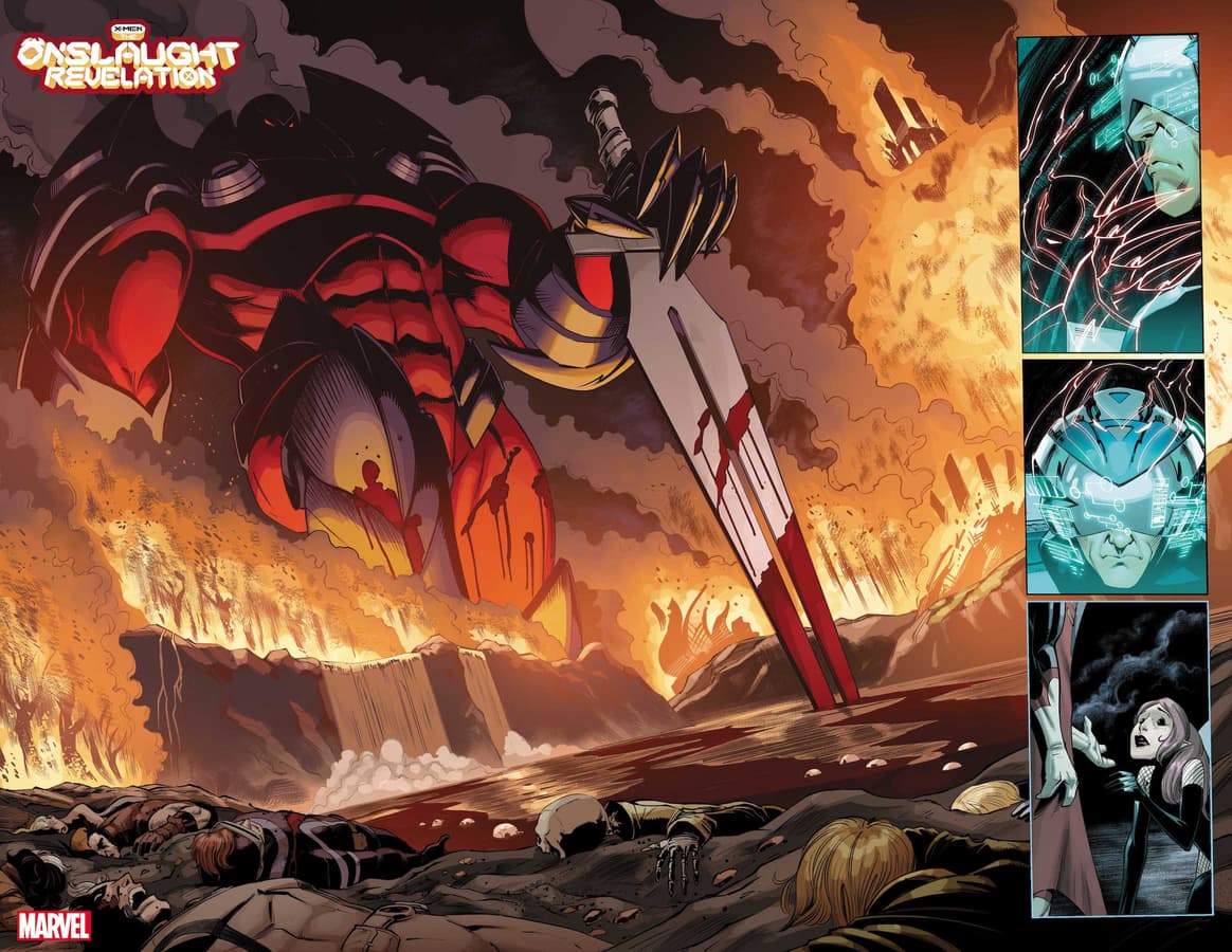 X-MEN: ONSLAUGHT REVELATION #1 preview art by Bob Quinn with colors by Java Tartaglia