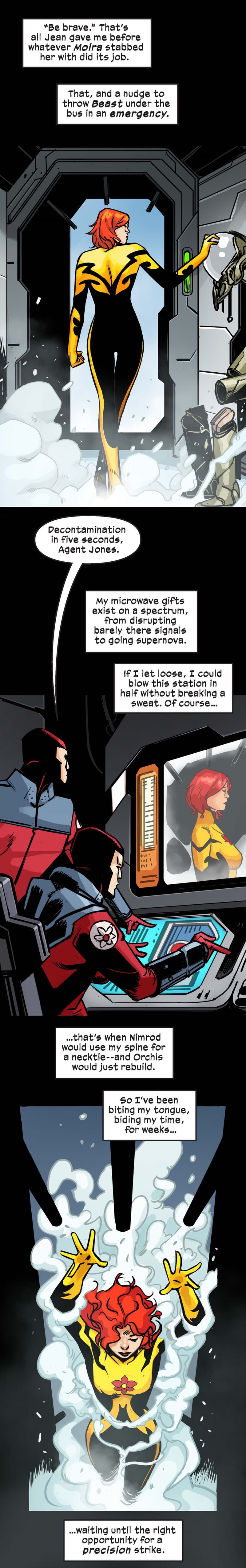 Preview panels from X-MEN UNLIMITED INFINITY COMIC #112.