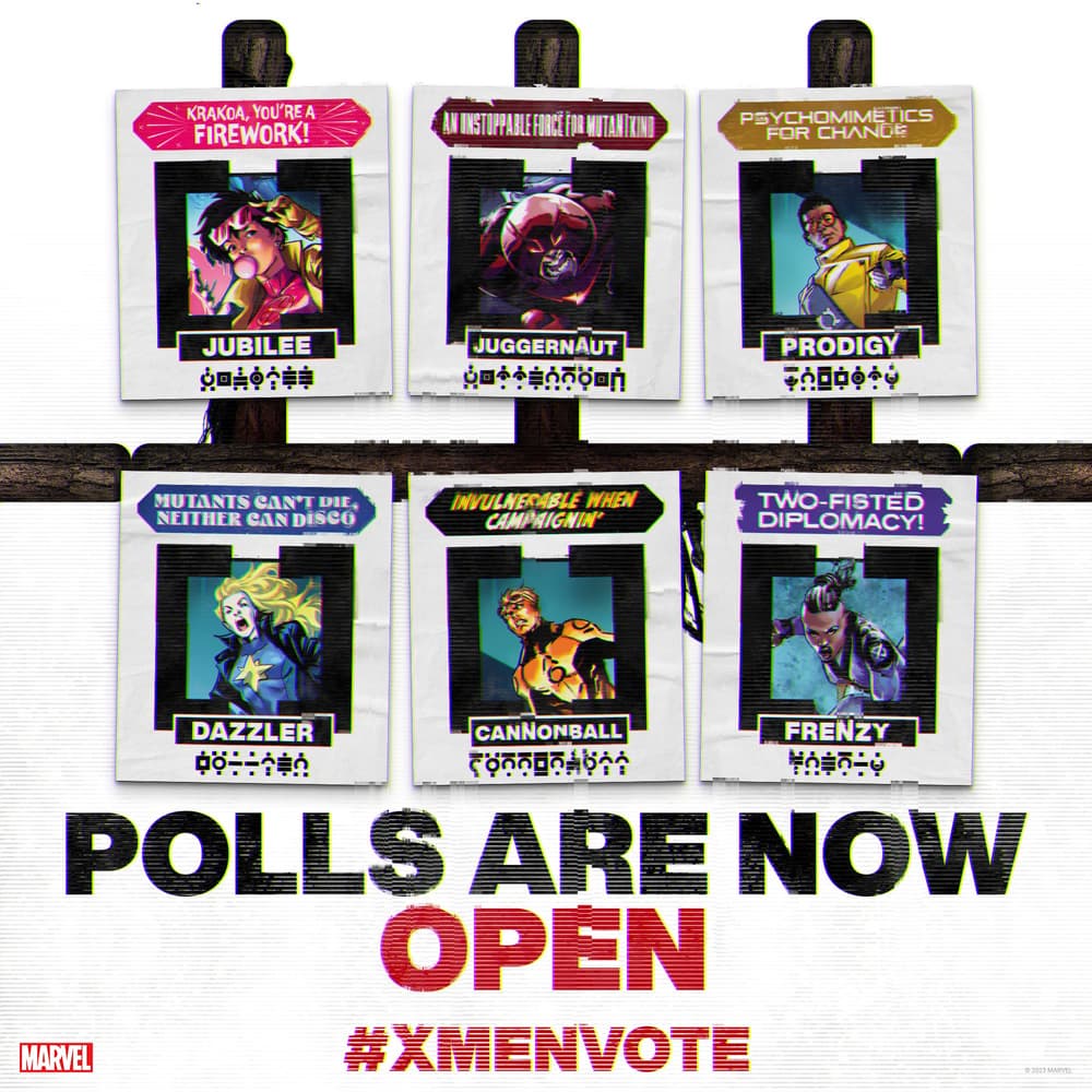 2023 X-Men Election Candidates