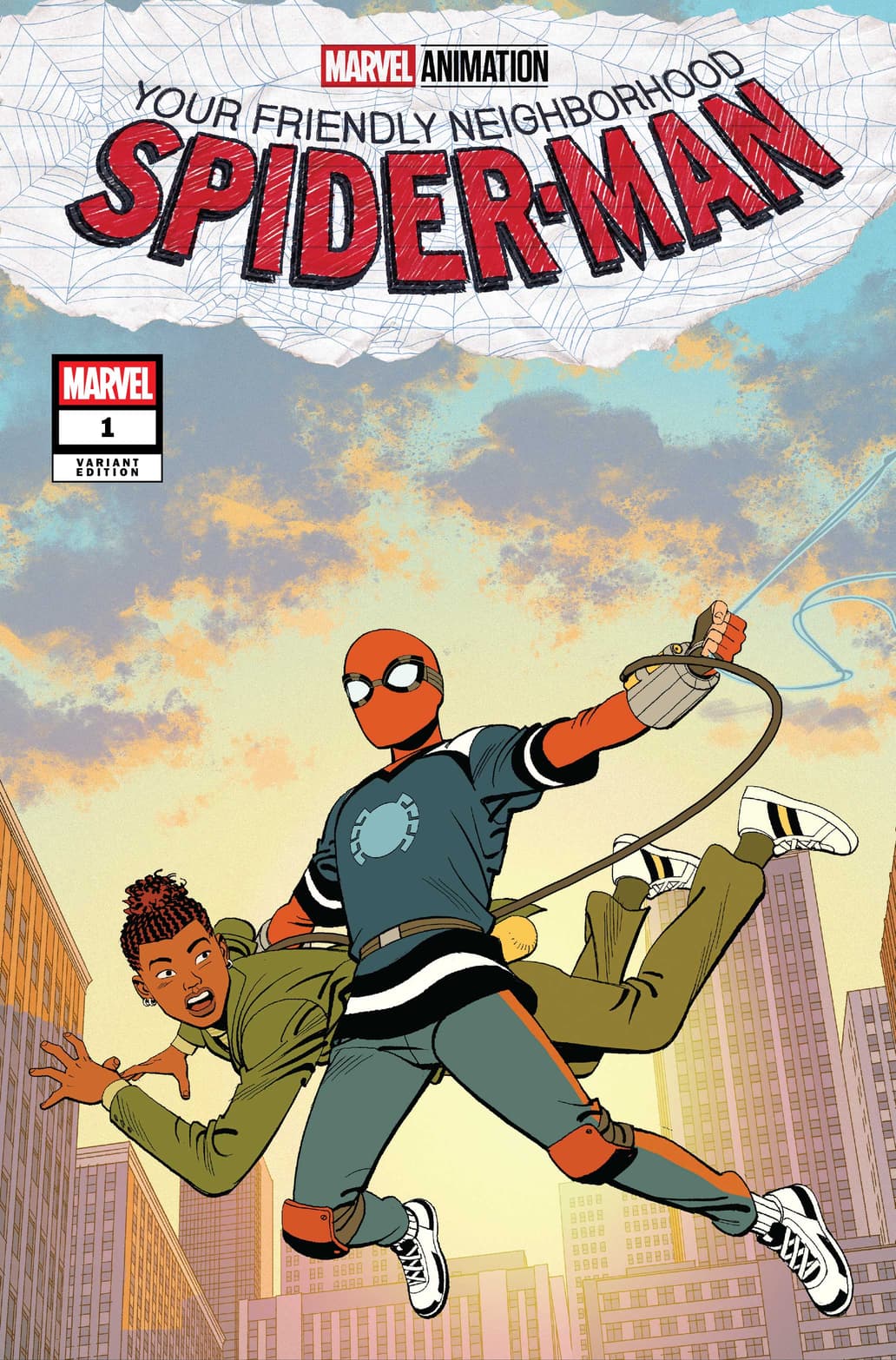 YOUR FRIENDLY NEIGHBORHOOD SPIDER-MAN #1 Animation Variant Cover