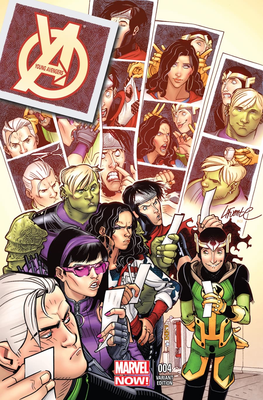 YOUNG AVENGERS (2013) #4 variant cover by David Lafuente