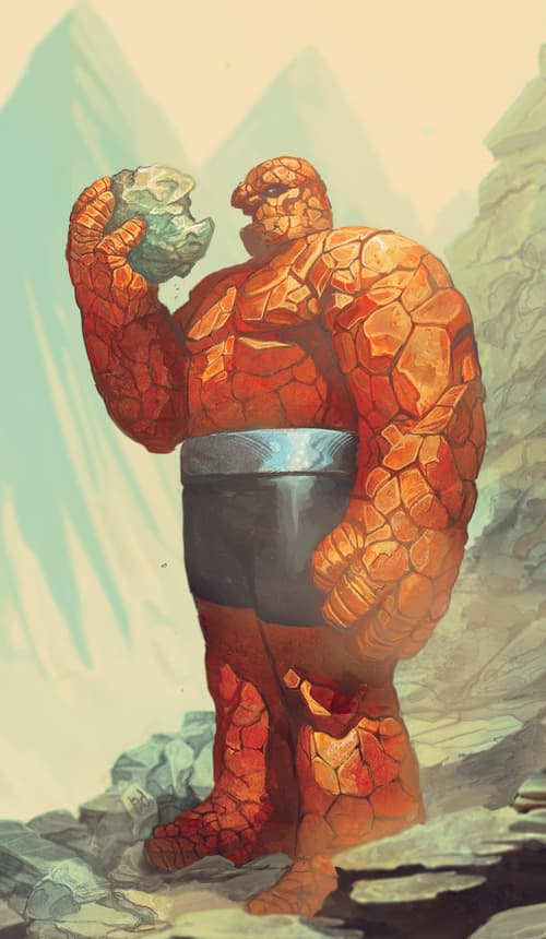 Mike Del Mundo - Marvel Two-In-One (2018) #3 Young Guns Variant Cover