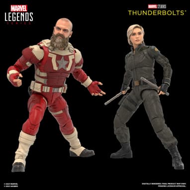 Hasbro Marvel Legends Series Marvel Studios' Thunderbolts* Yelena Belova Red Guardian Action Figures