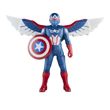 Marvel Avengers Captain America: Brave New World Flight Mode Figure, 9&rdquo; (22 cm), Ages 4+