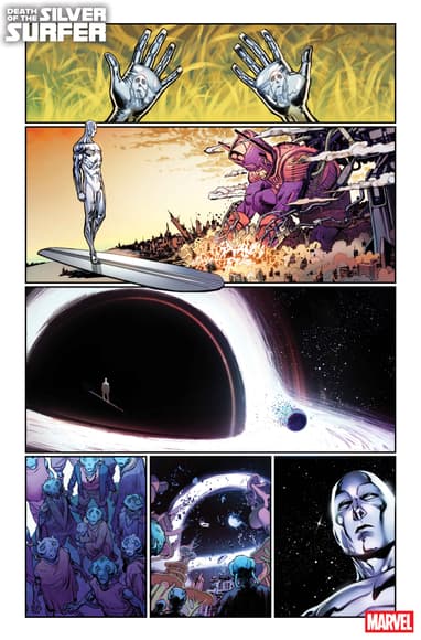 DEATH OF THE SILVER SURFER #1 Art by SUMIT KUMAR