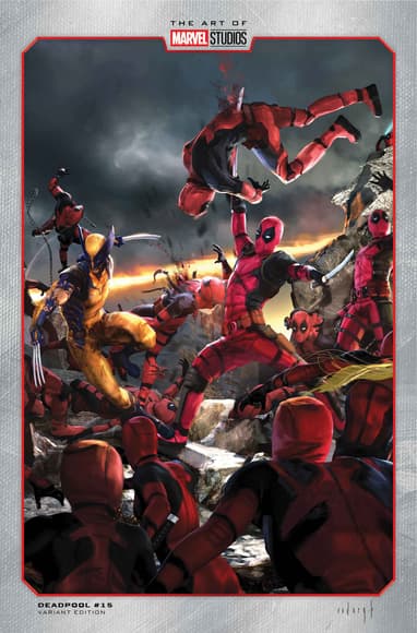 DEADPOOL #350 Marvel Studios Variant Cover by RODNEY FUENTEBELLA