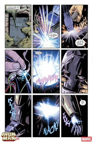 IRON MAN #1 by Joshua Williamson and Carmen Carnero