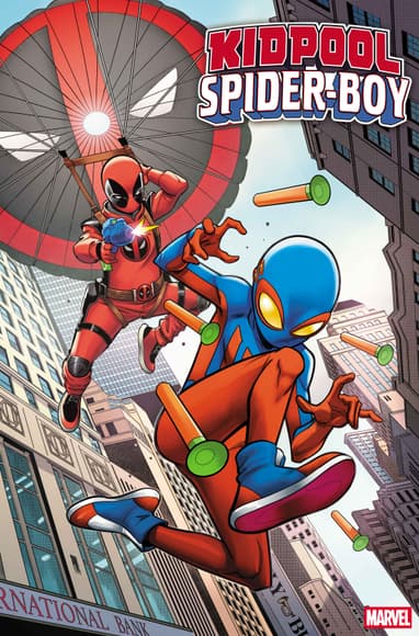 Capa variante KIDPOOL & SPIDER-BOY #1 por PACO MEDINA