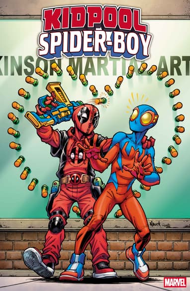 Capa variante KIDPOOL & SPIDER-BOY #1 por TODD NAUCK