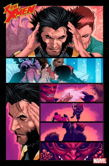 X-TREME X-MEN #1 interior artwork by Salvador Larroca