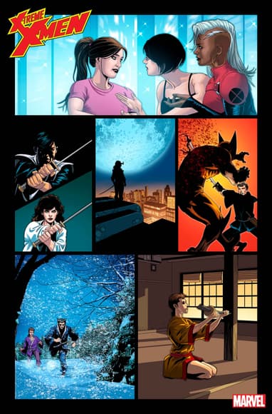 X-TREME X-MEN #1 interior artwork by Salvador Larroca